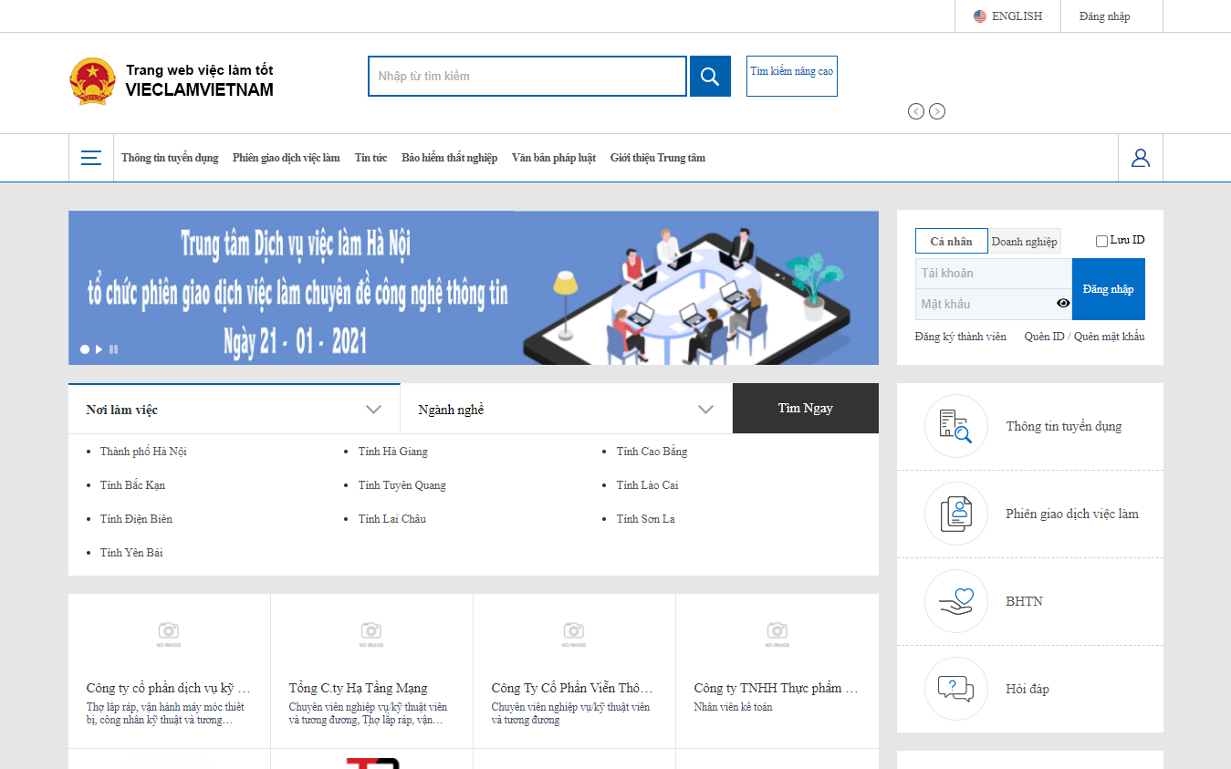 Triển khai hoạt động Cổng thông tin DVVL Việt Nam (ESIP) tại Hà Nội và tổ chức phiên GDVL chuyên đề CNTT