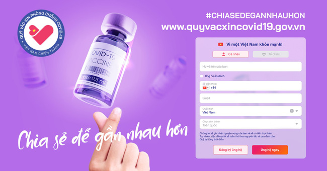 Quỹ Vaccine của Việt Nam là sáng kiến nhân văn