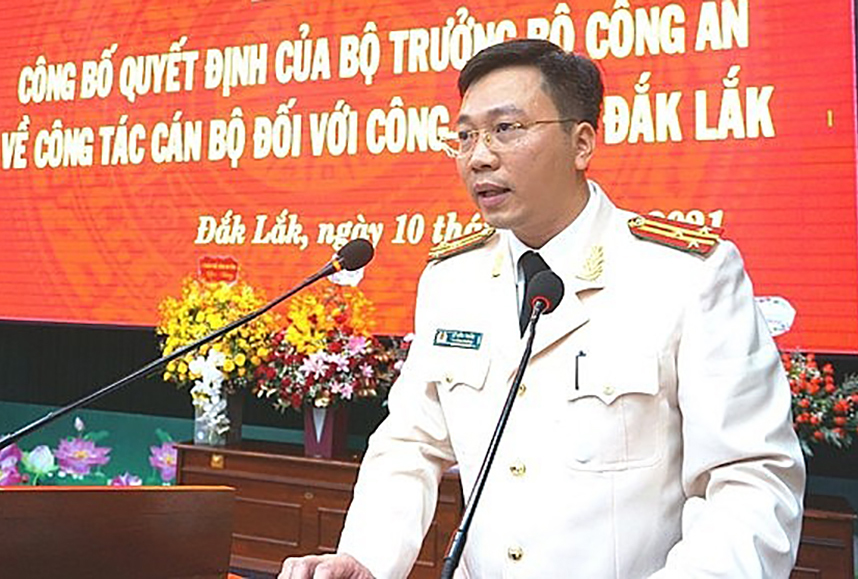 Người con Hà Tĩnh được bổ nhiệm làm Phó Giám đốc Công an tỉnh Đắk Lắk