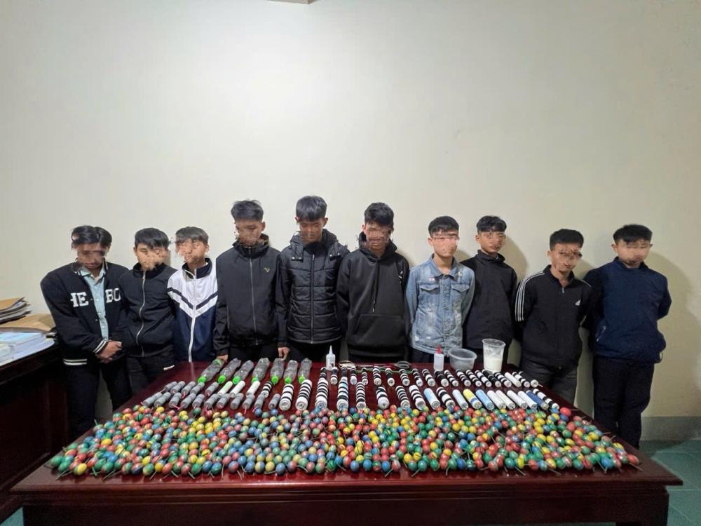 Công an huyện Hương Khê ngăn chặn kịp thời nhóm học sinh chế tạo pháo nổ