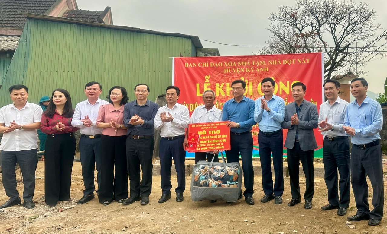 Hà Tĩnh đẩy mạnh xóa nhà tạm