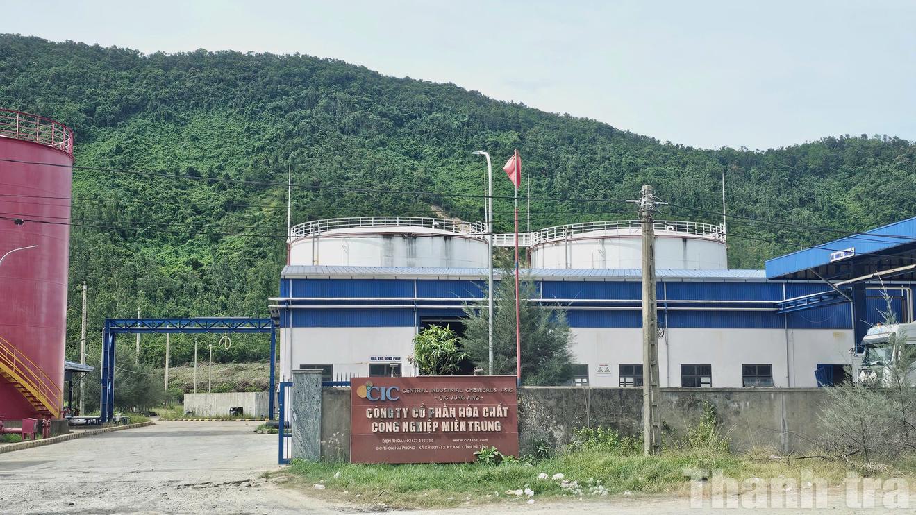 Hà Tĩnh: Nhiều vi phạm tại Công ty Cổ phần Hóa chất công nghiệp Miền Trung